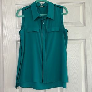 Teal Calvin Klein blouse size medium
